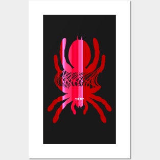 Tarantula Silhouette V105 (Vertical) Posters and Art